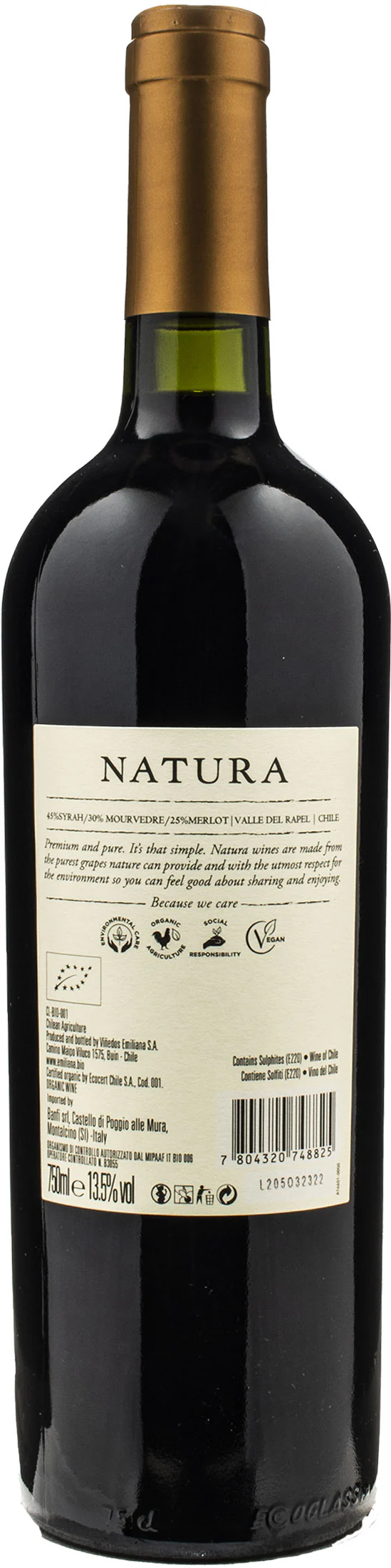 Emiliana Natura Valle del Rapel 2021 - Image 2