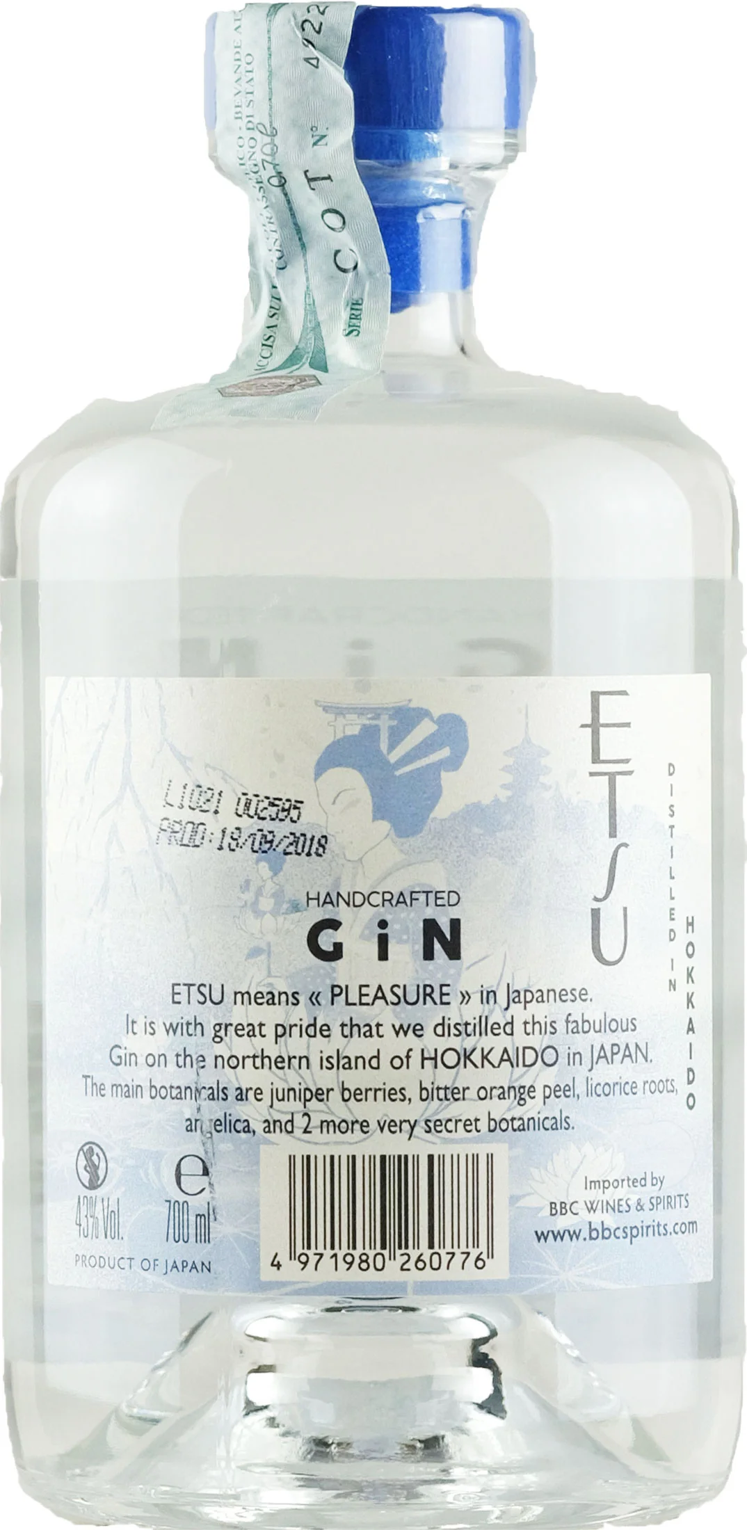 Etsu Japanese Gin 0.7L - Image 2