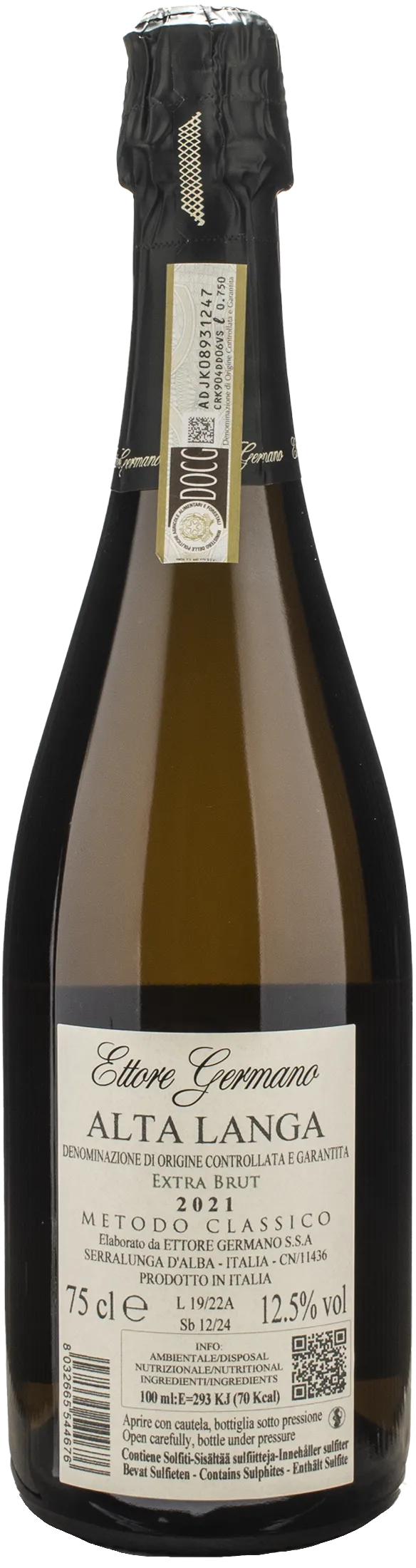 Ettore Germano Alta Langa Extra Brut 2021 - Image 2