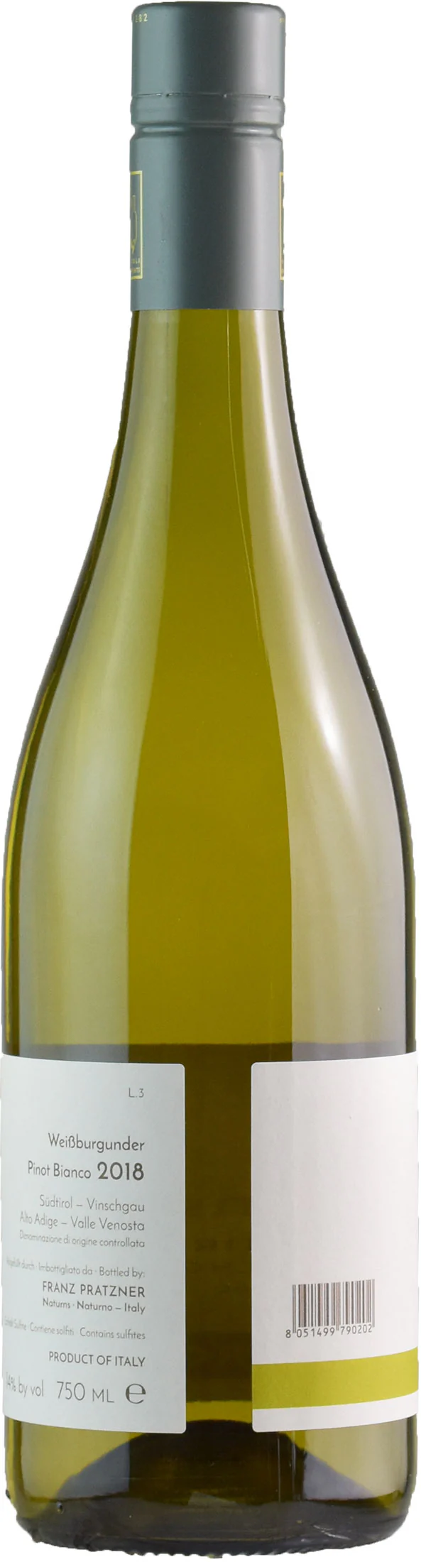 Falkenstein Pinot Bianco Weissburgunder 2018 - Image 2