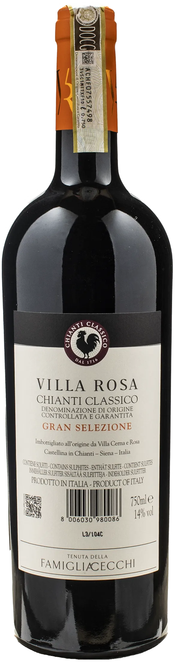 Famiglia Cecchi Chianti Classico Gran Selezione Villa Rosa 2020 - Image 2