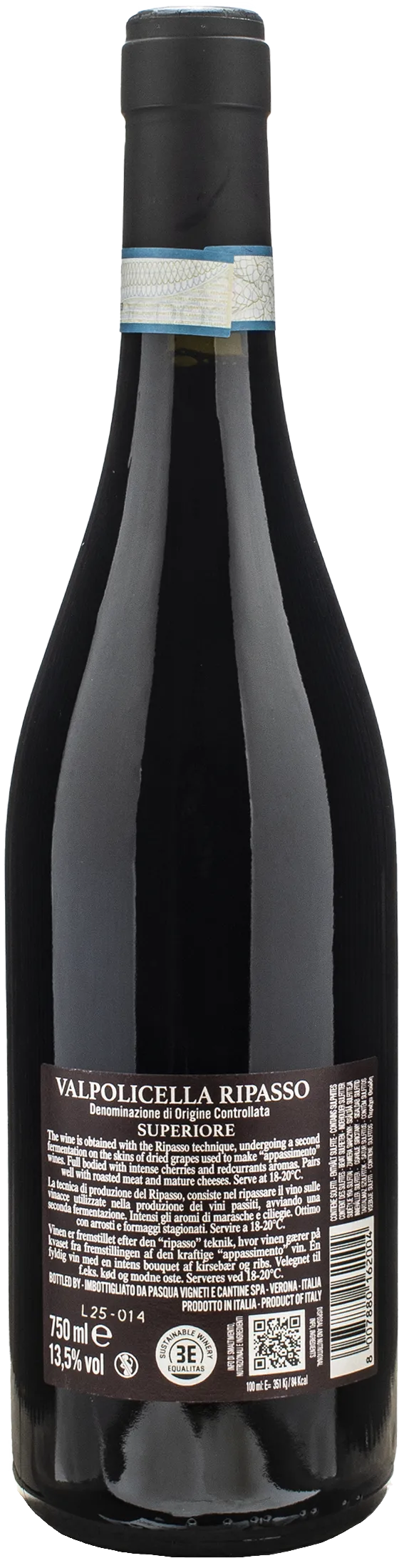 Famiglia Pasqua Valpolicella Ripasso Superiore 2022 - Image 2