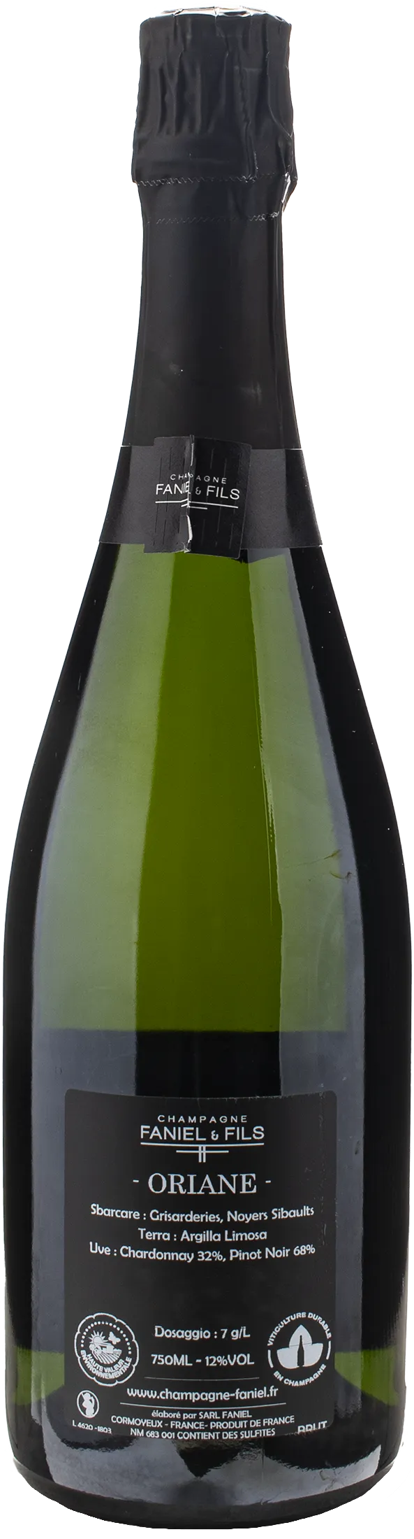 Faniel & Fils Champagne Oriane Brut - Image 2