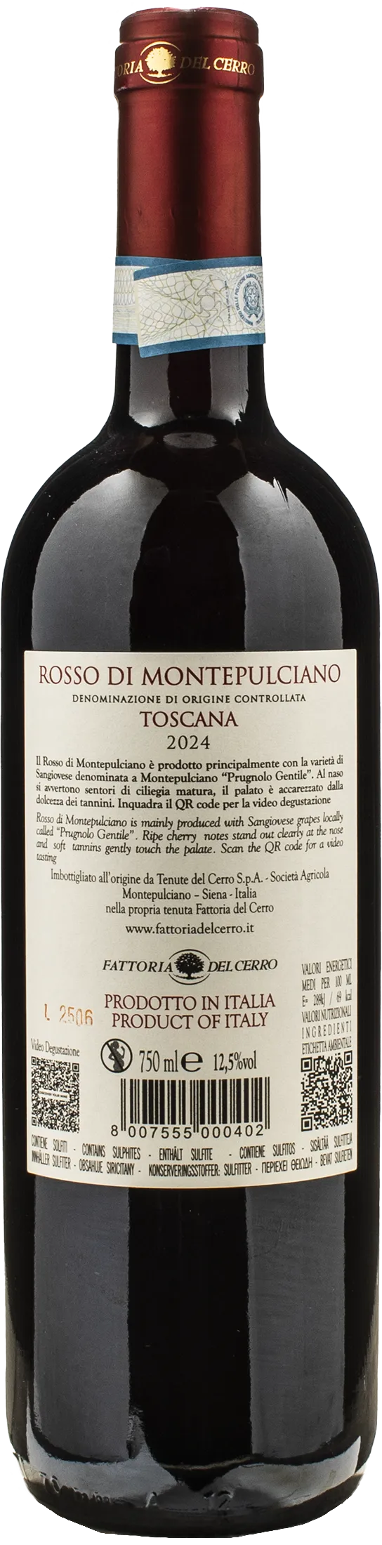 Fattoria del Cerro Rosso di Montepulciano 2024 - Image 2