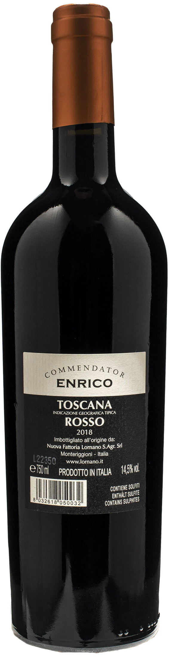 Fattoria Lornano Commendator Enrico 2018 - Image 2