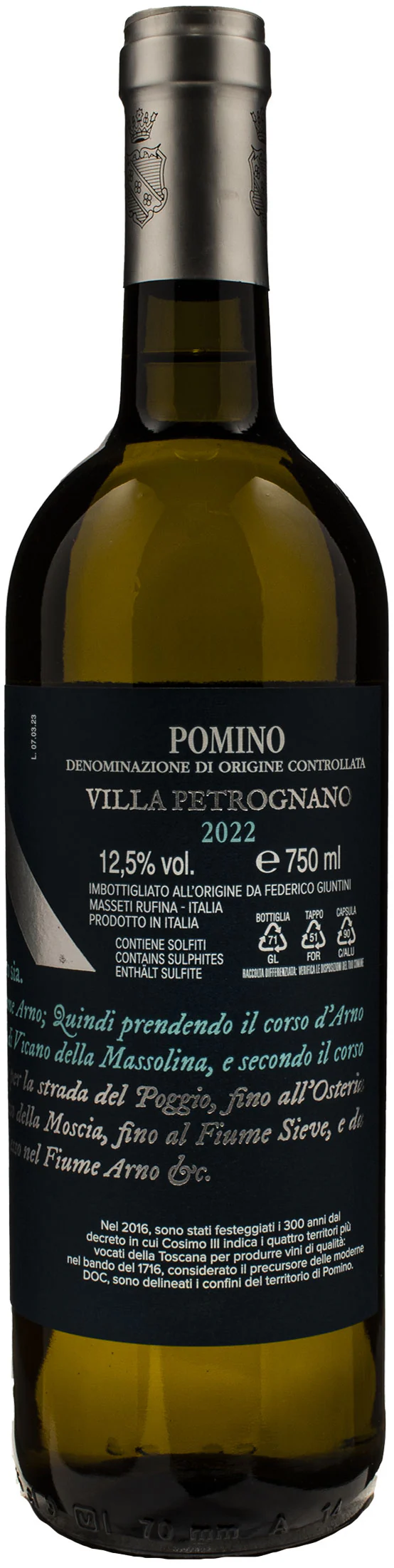 Fattoria Selvapiana Pomino Bianco Villa Petrognano 2022 - Image 2