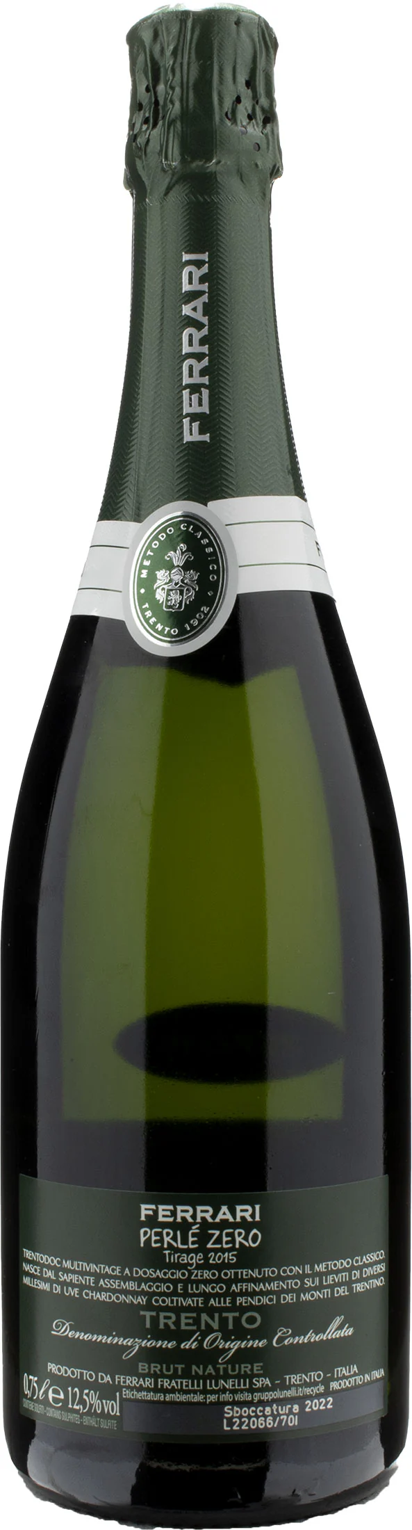 Ferrari Perlé Zero Brut Nature 2015 - Image 2