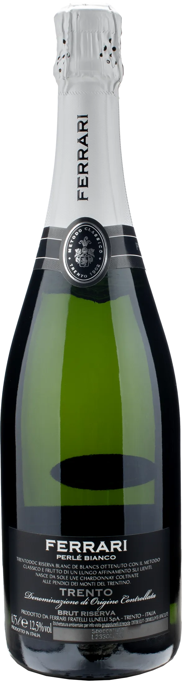 Ferrari Trento Perle Bianco Brut Riserva 2016 - Image 2