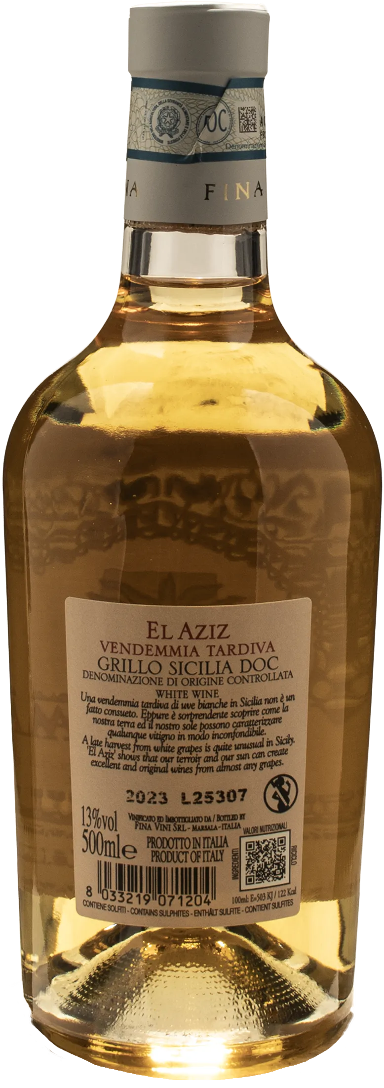 Fina El Aziz Grillo 0.5L 2023 - Image 2