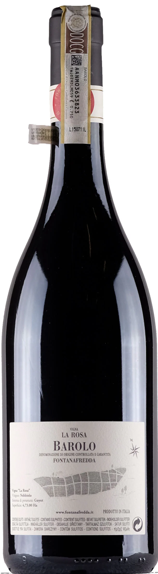 Fontanafredda Barolo Vigna La Rosa 2011 - Image 2