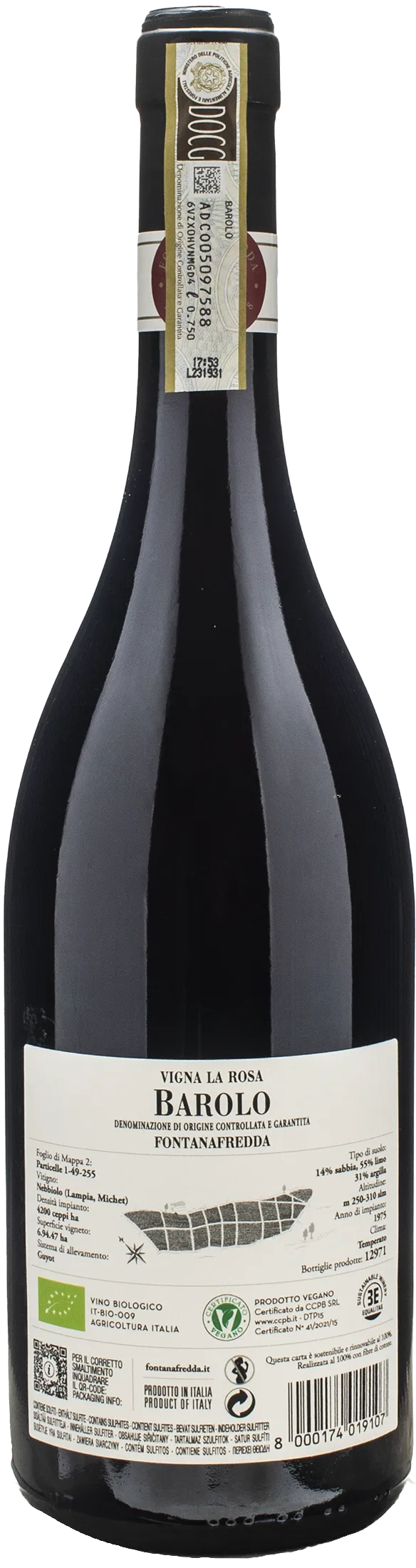 Fontanafredda Barolo Vigna La Rosa 2020 - Image 2