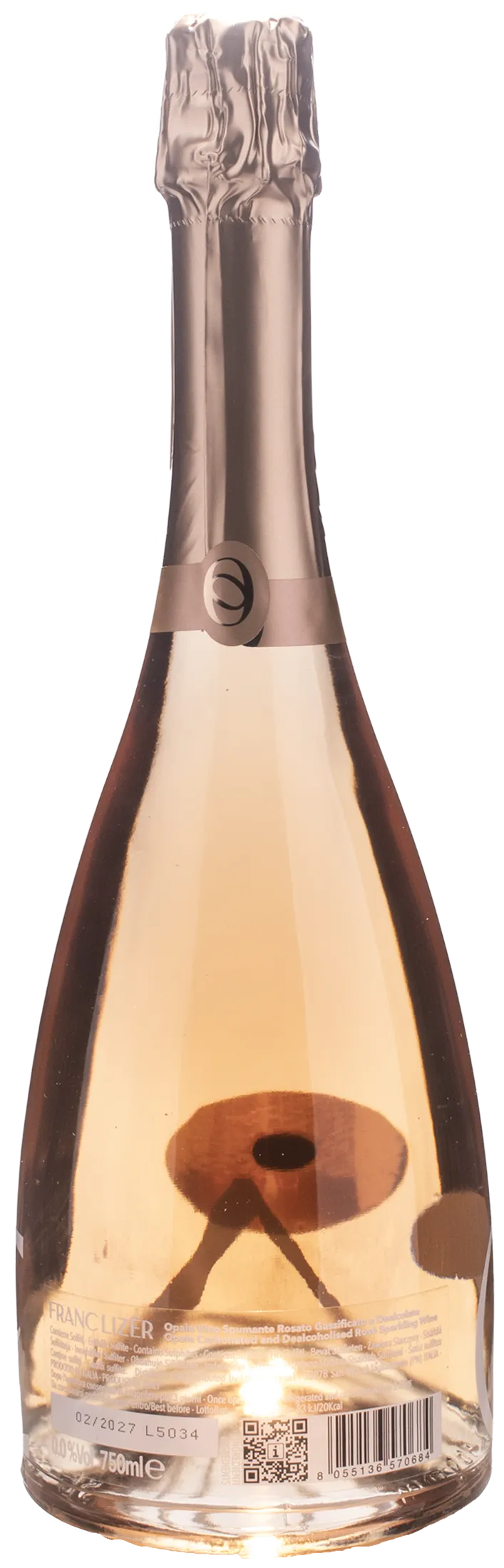 Franc Lizer Spumante Opale Rosè Zero Alcol - Image 2