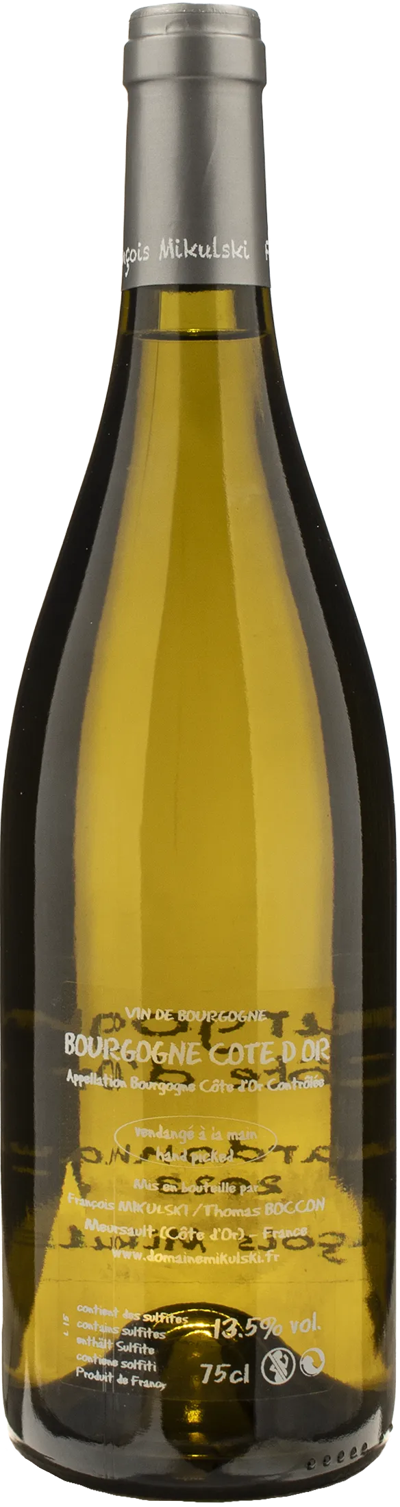 Francois Mikulski Bourgogne Blanc Cote d'Or Chardonnay 2023 - Image 2