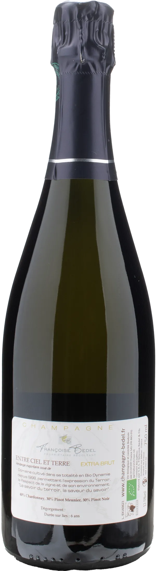 Francoise Bedel Champagne Entre Ciel et Terre Extra Brut 2016 - Image 2