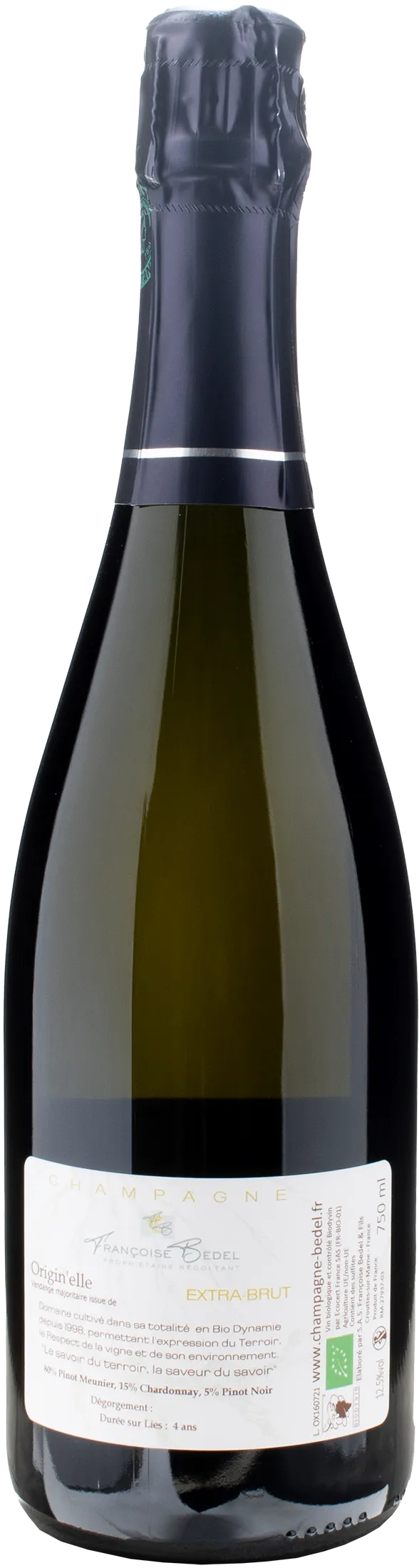 Francoise Bedel Champagne Origin Elle Extra Brut - Image 2
