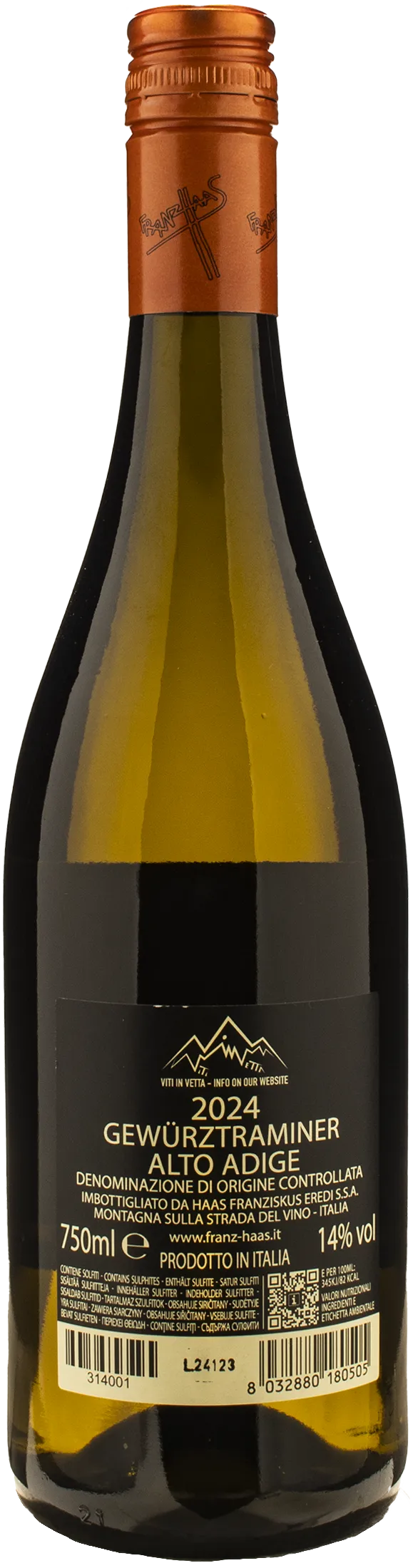 Franz Haas Gewurztraminer 2024 - Image 2