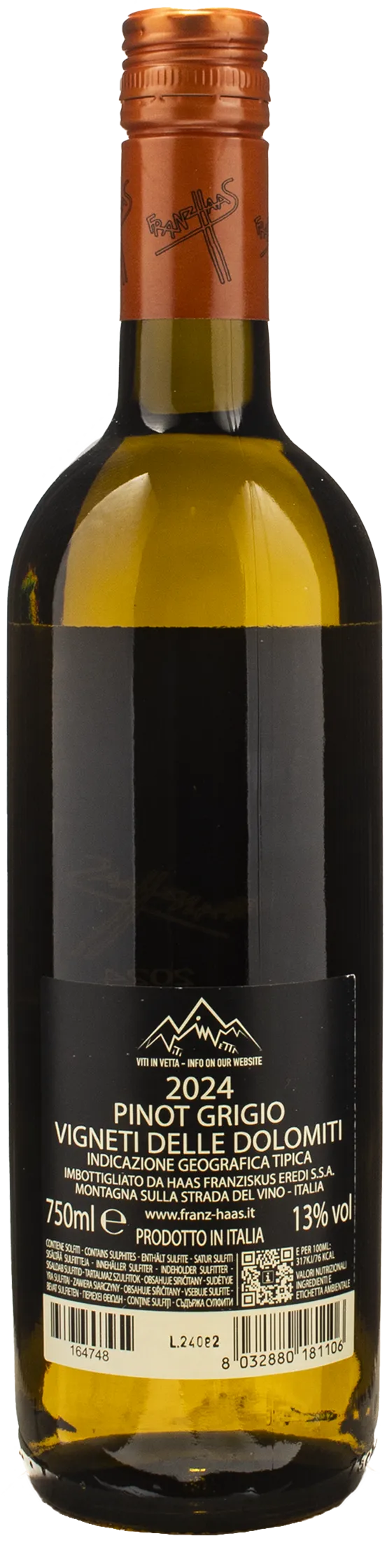Franz Haas Pinot Grigio 2024 - Image 2