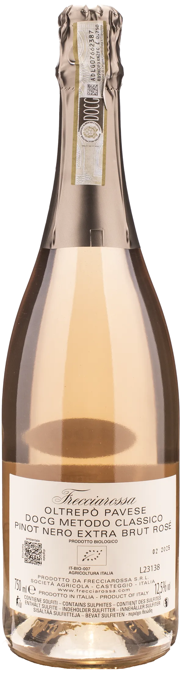 Frecciarossa Metodo Classico Rosato Pinot Nero Extra Brut - Image 2