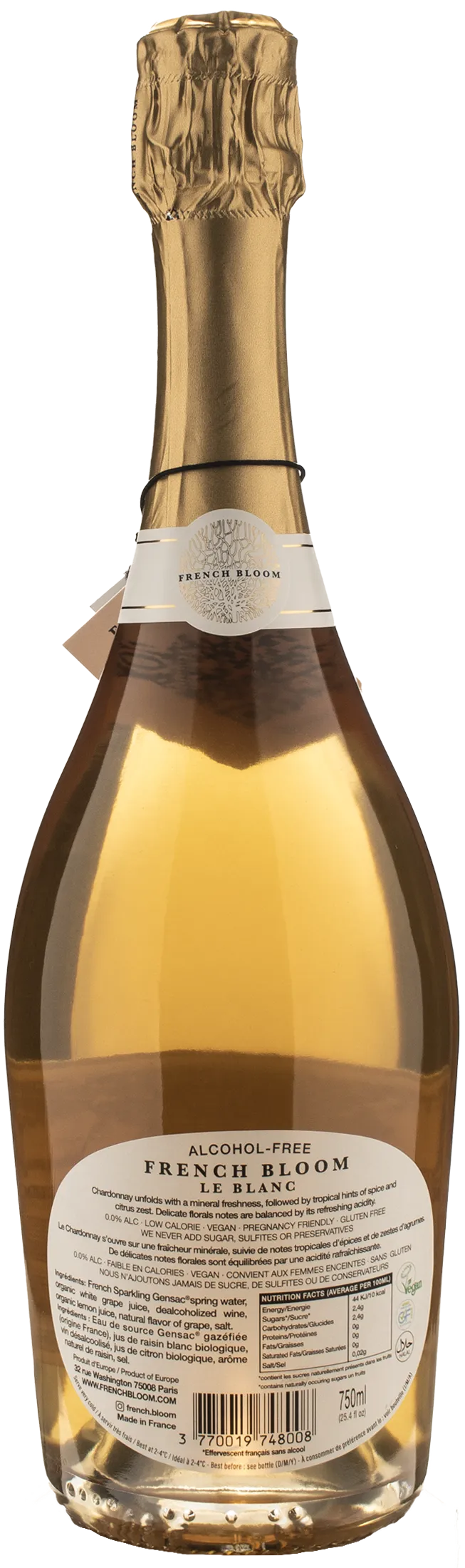 French Bloom Le Blanc Zero Alcol - Image 2