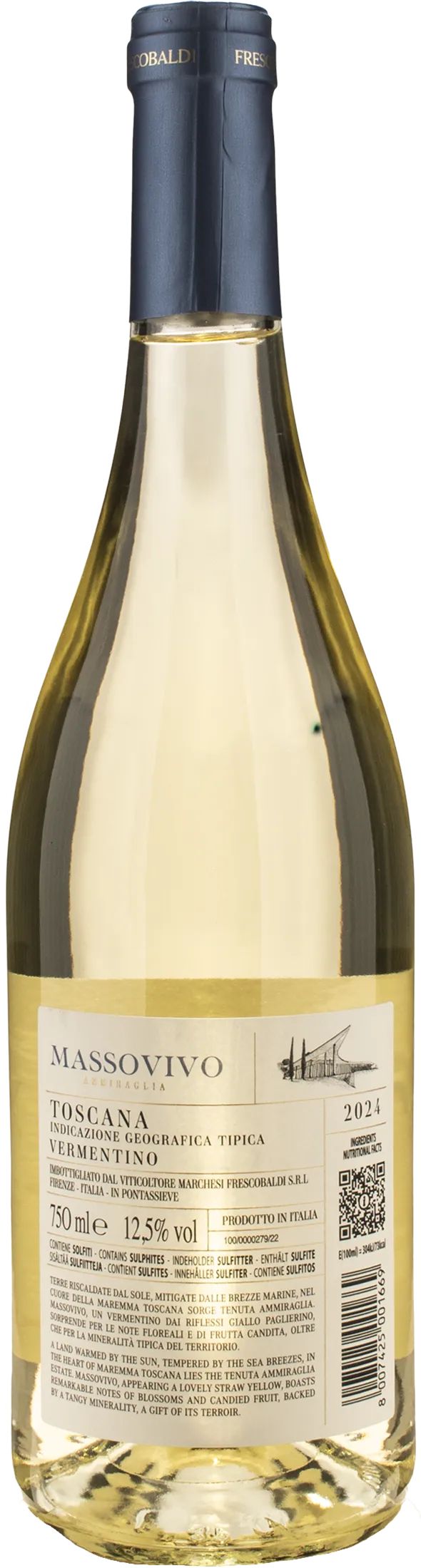 Frescobaldi Tenuta Ammiraglia Vermentino Masso Vivo 2024 - Image 2
