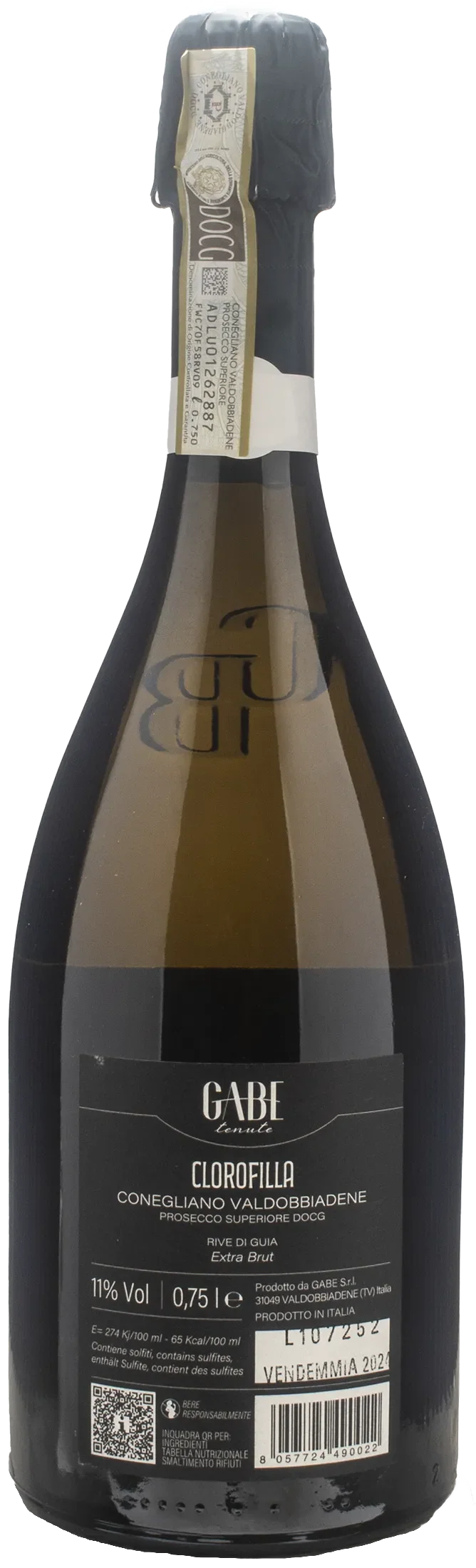 Gabe Conegliano Valdobbiadene Rive di Guia Clorofilla Extra Brut 2024 - Image 2