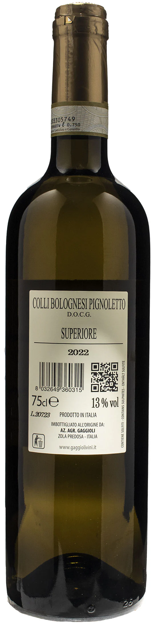 Gaggioli Pignoletto Superiore 2022 - Image 2