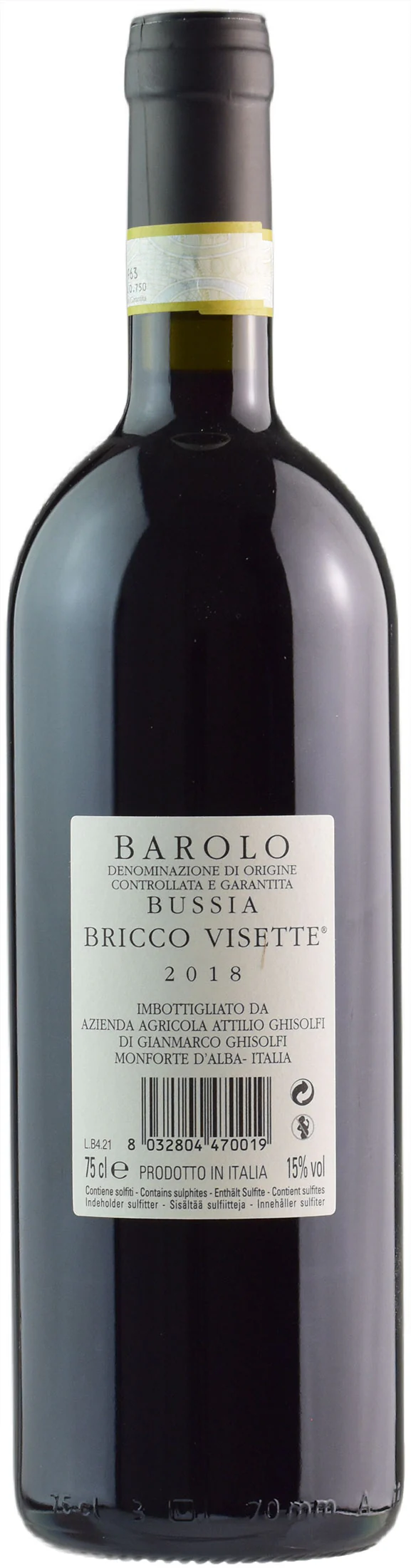 Ghisolfi Barolo Bussia Bricco Visette 2018 - Image 2