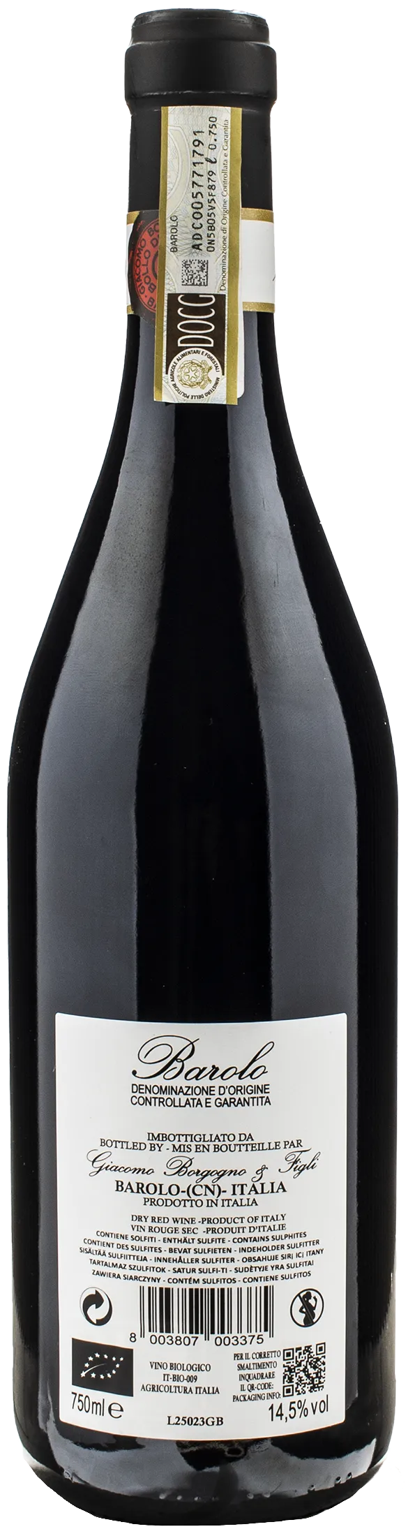 Giacomo Borgogno Barolo 2020 - Image 2