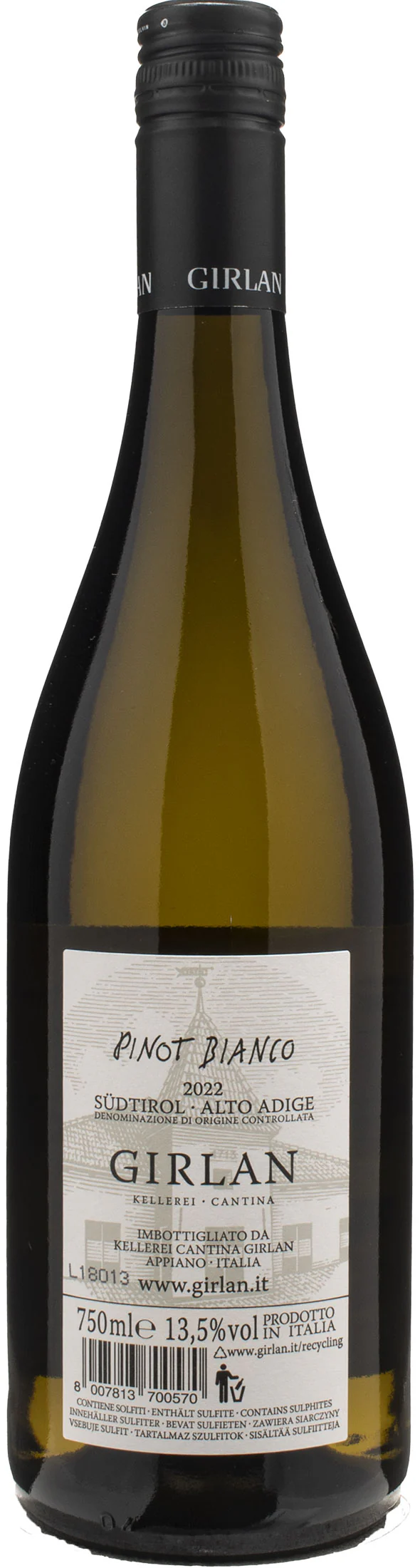Girlan Pinot Bianco 2022 - Image 2