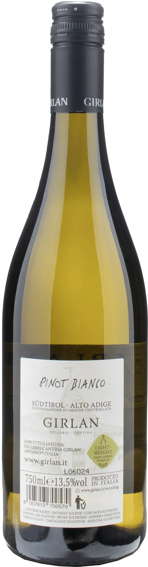 Girlan Pinot Bianco 2023 - Image 2