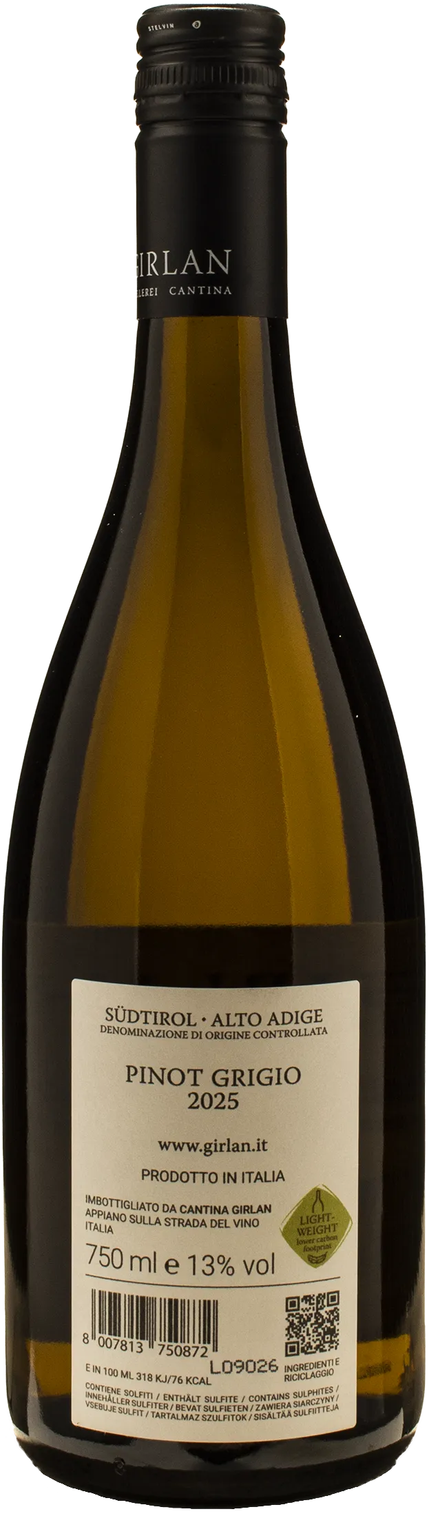 Girlan Pinot Grigio 2025 - Image 2