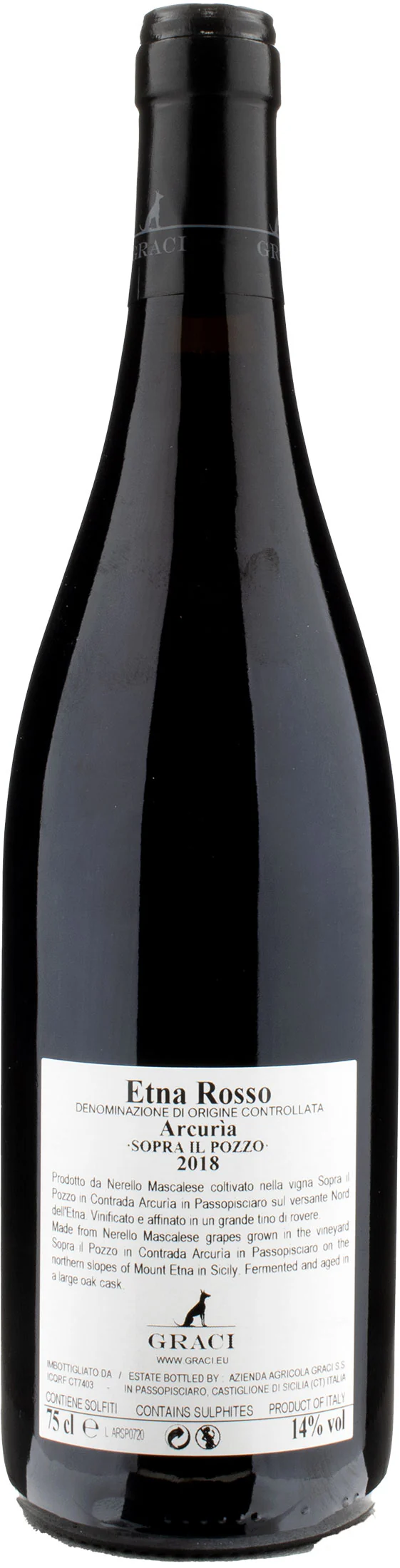 Graci Etna Rosso Arcuria Sopra il Pozzo 2018 - Image 2