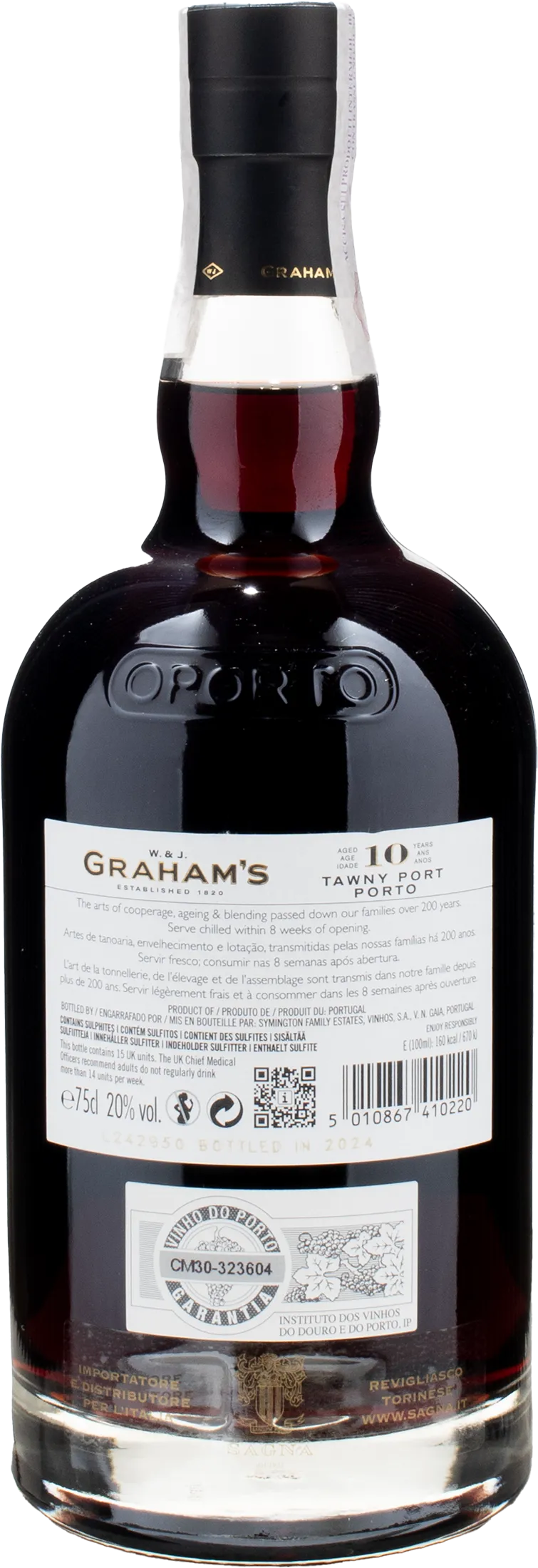 Graham's Porto Tawny 10 Years Old - Image 2