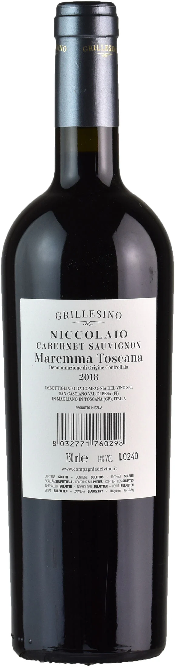 Grillesino Maremma Toscana Niccolaio 2018 - Image 2