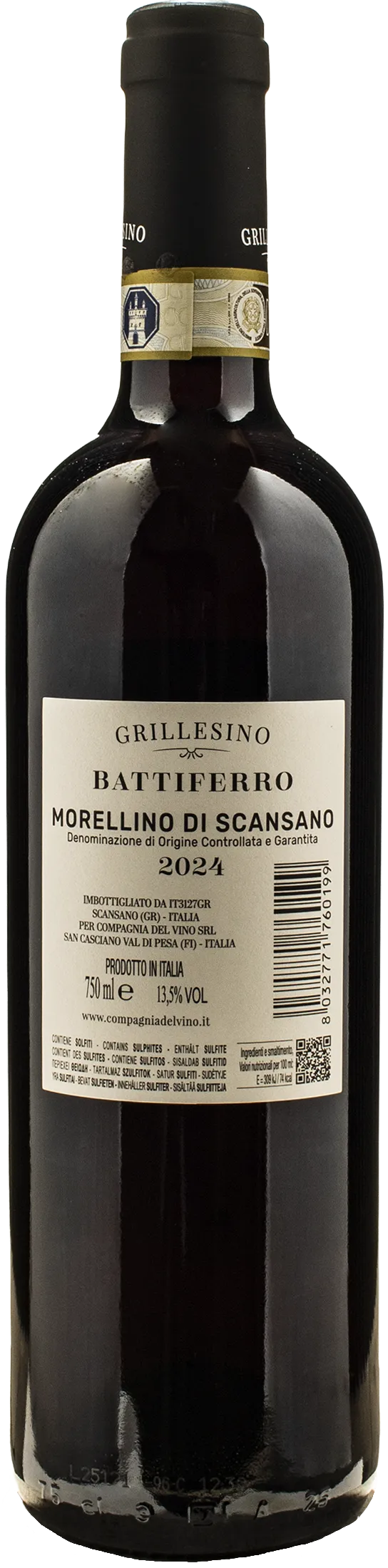 Grillesino Morellino di Scansano Battiferro 2024 - Image 2
