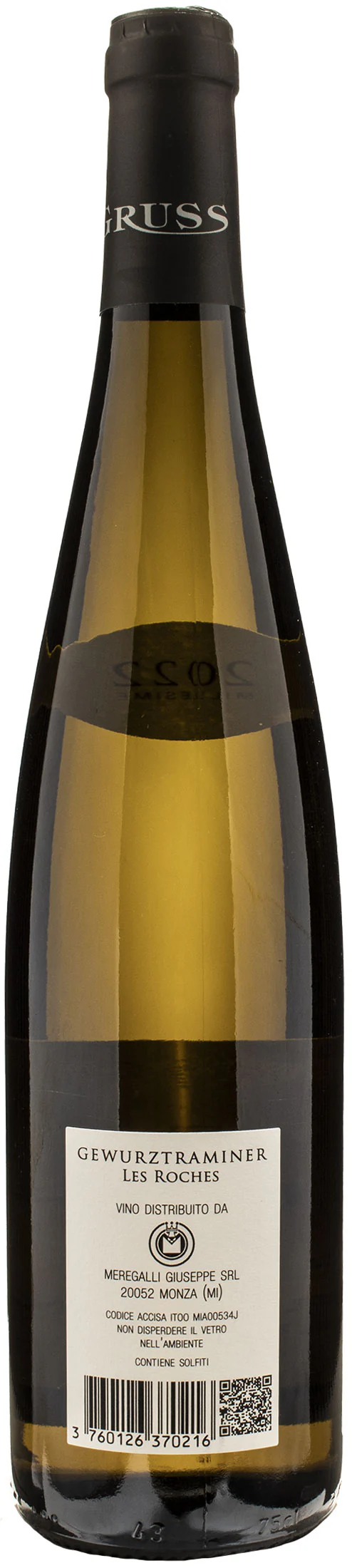 Gruss Gewurztraminer Les Roches 2022 - Image 2
