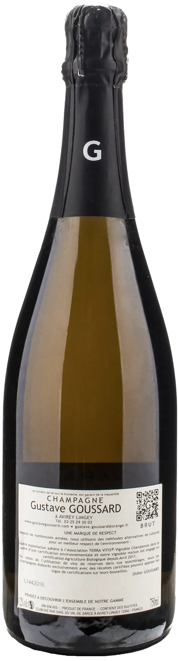 Gustave Goussard Champagne Respect N°1 Brut - Image 2