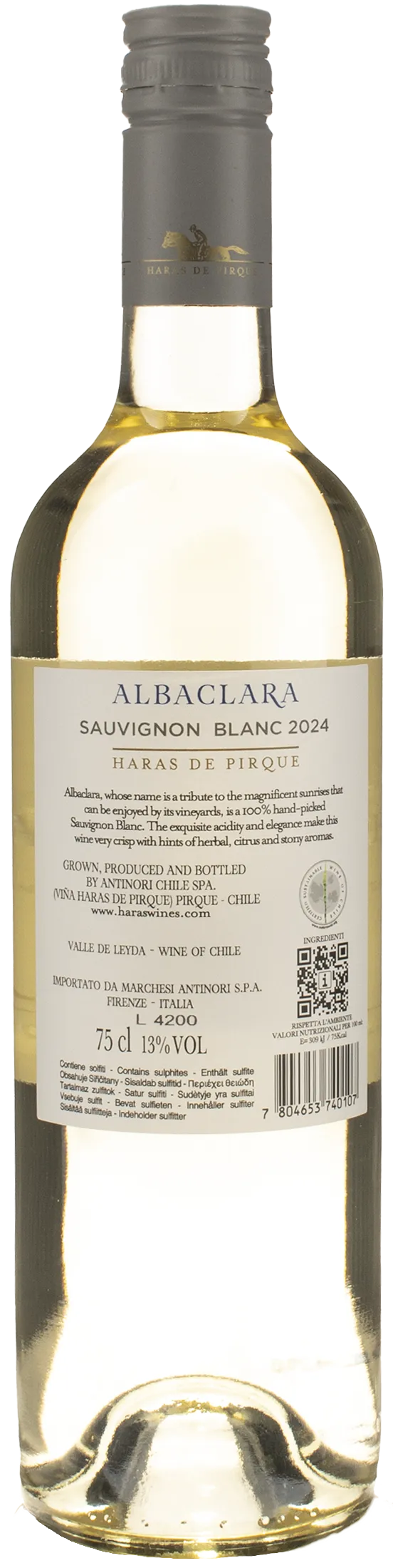 Haras de Pirque Albaclara Sauvignon Blanc 2024 - Image 2