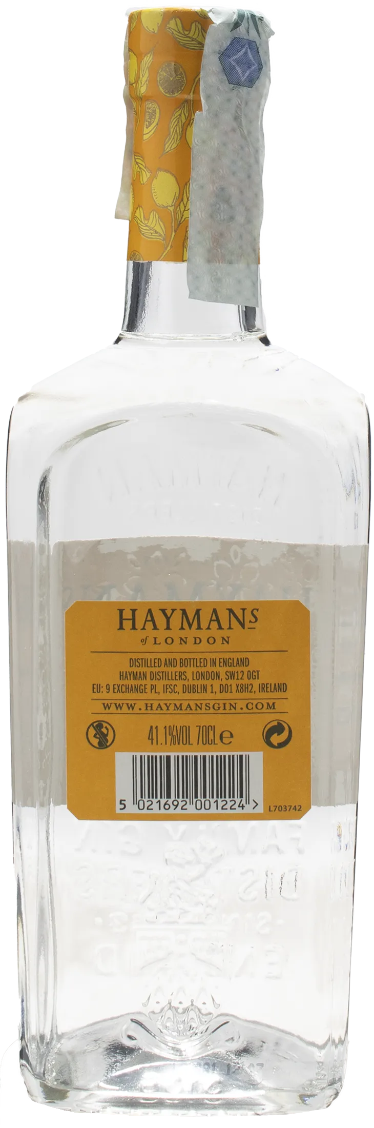 Hayman's Of London Exotic Citrus Gin 0.7L - Image 2