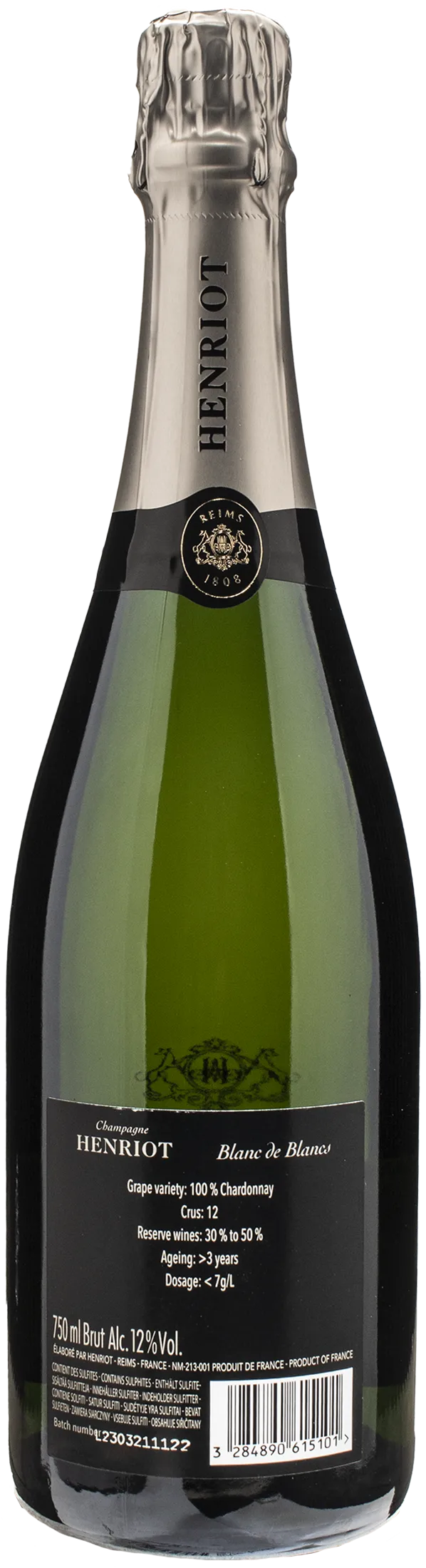 Henriot Champagne Blanc de Blancs Brut - Image 2