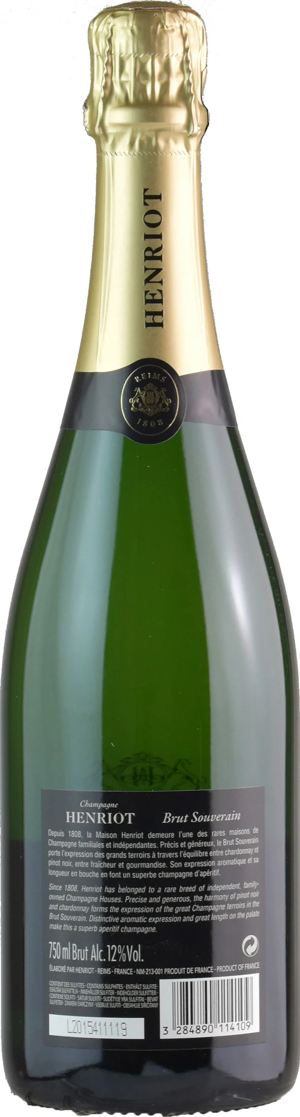 Henriot Champagne Souverain Brut - Image 2