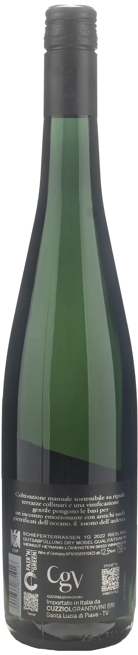 Heymann Lowenstein Schieferterrassen Erste Lage Riesling 2022 - Image 2