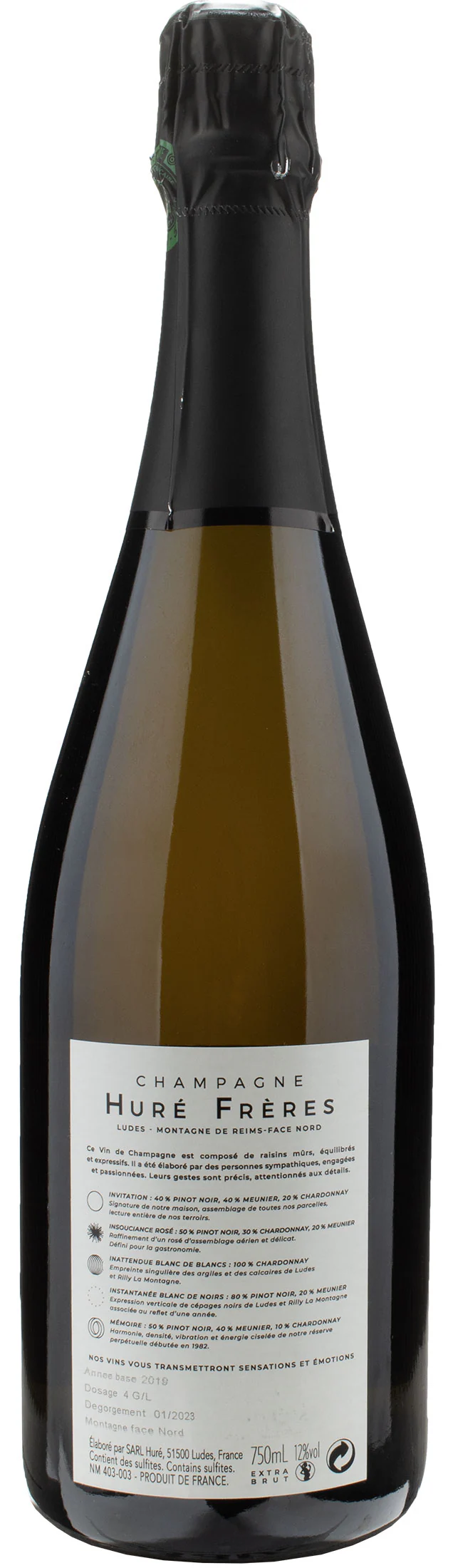 Hure Freres Champagne Invitation Extra Brut - Image 2