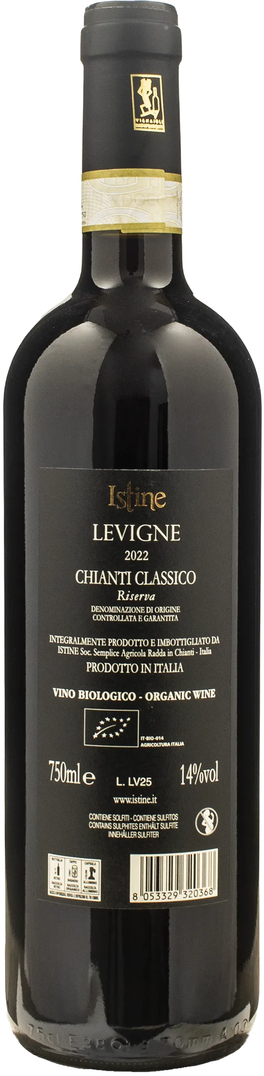 Istine Chianti Classico Riserva Levigne 2022 - Image 2