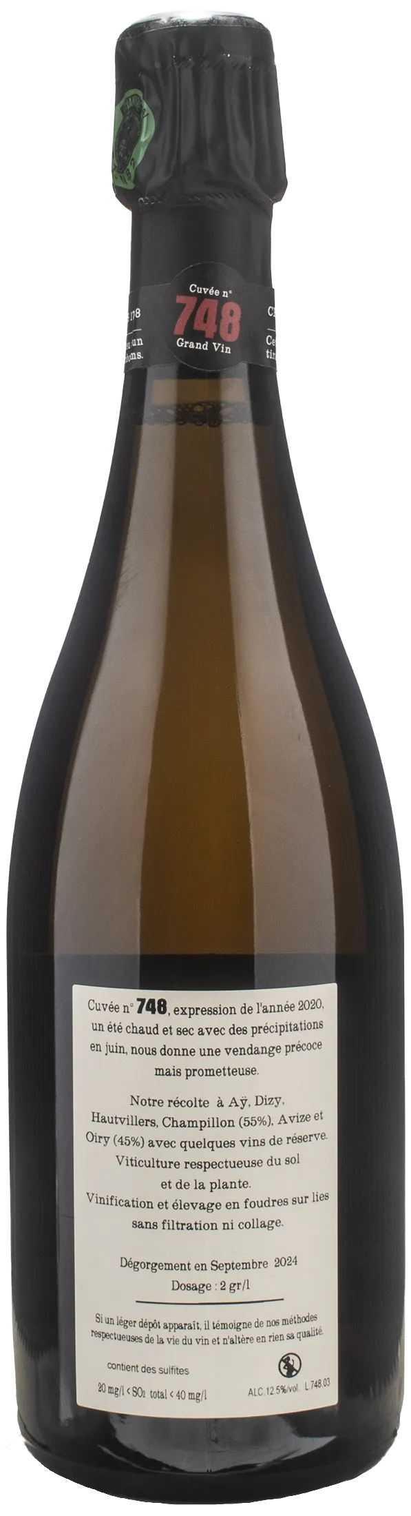 Jacquesson Champagne Cuvee 748 Extra Brut - Image 2