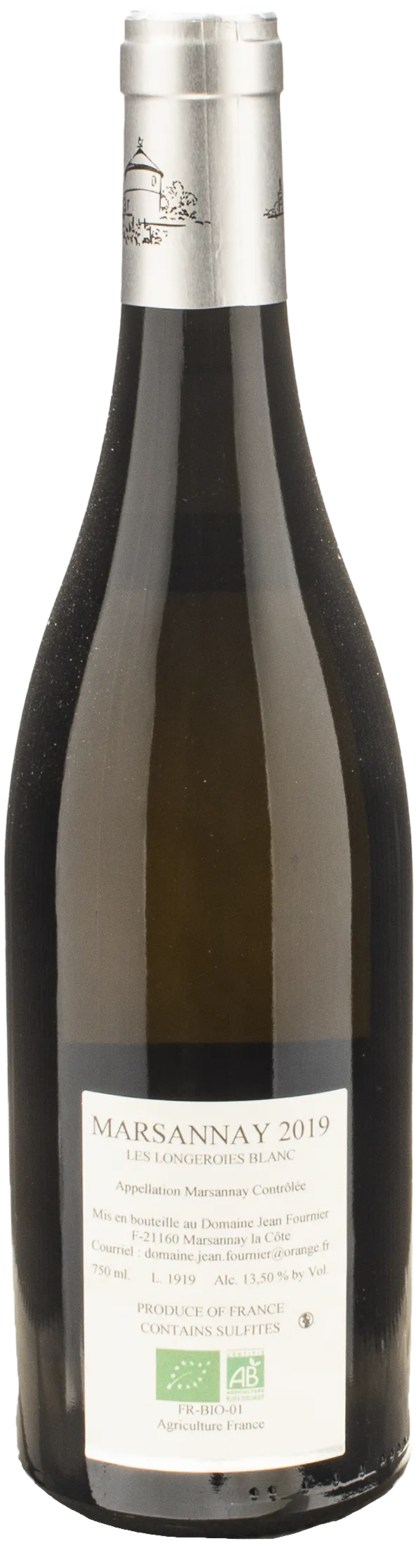 Jean Fournier Marsannay Blanc Les Longeroies 2019 - Image 2