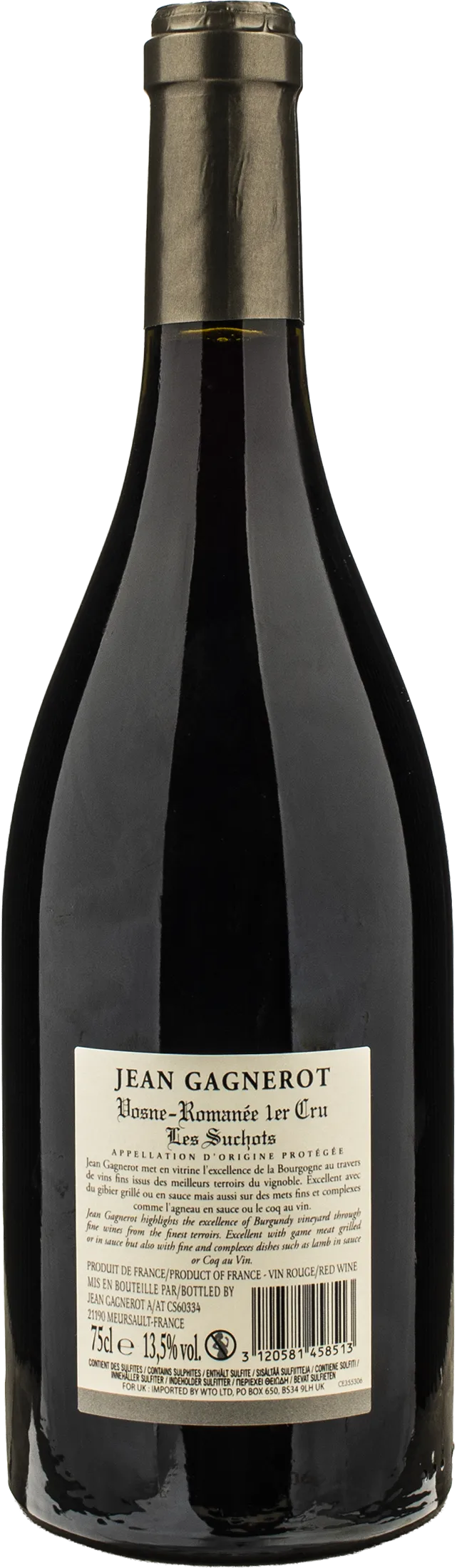 Jean Gagnerot Vosne Romanee 1er Cru Les Suchots 2020 - Image 2