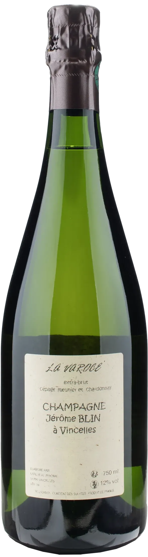 Jerome Blin Champagne Varoce Extra Brut - Image 2