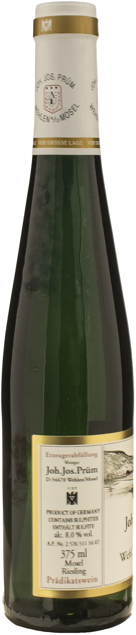 Joh. Jos. Prum Wehlener Sonnenuhr Auslese 0.375L 2006 - Image 2