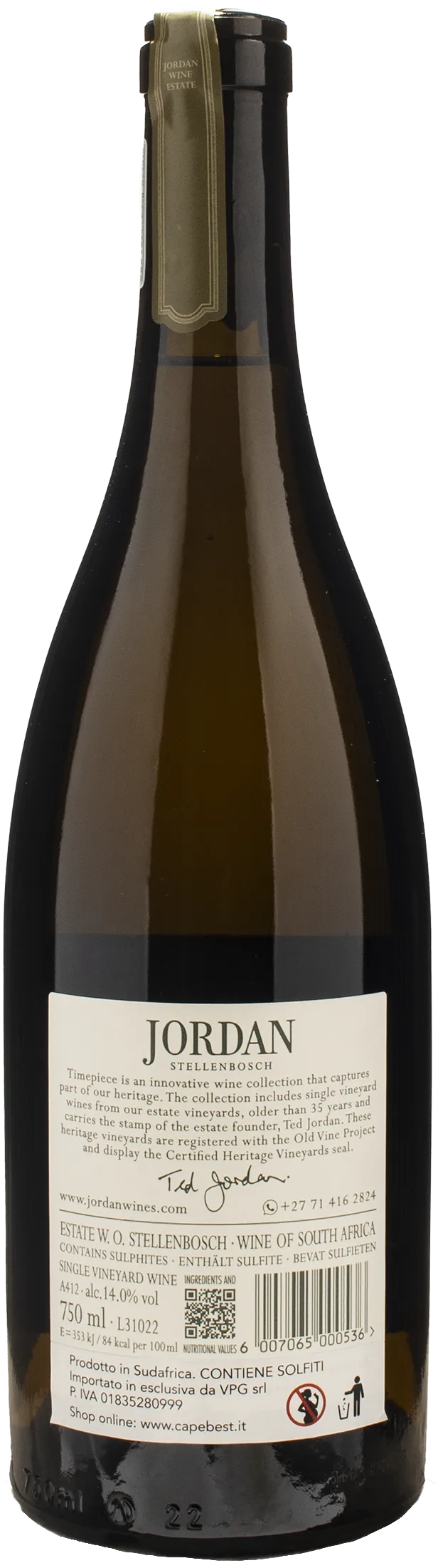 Jordan Timepiece Chenin Blanc 2022 - Image 2